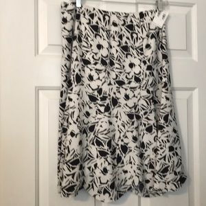 New Silk skirt with tulip hem.  Lined.